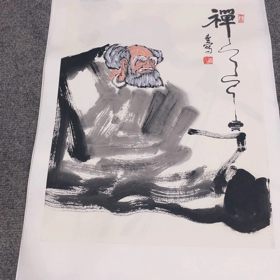 国画1.4平尺纯手绘国画作品