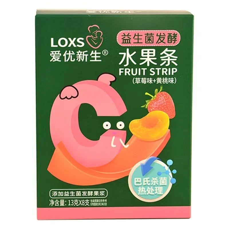 爱优新生益生菌发酵水果条口味随机