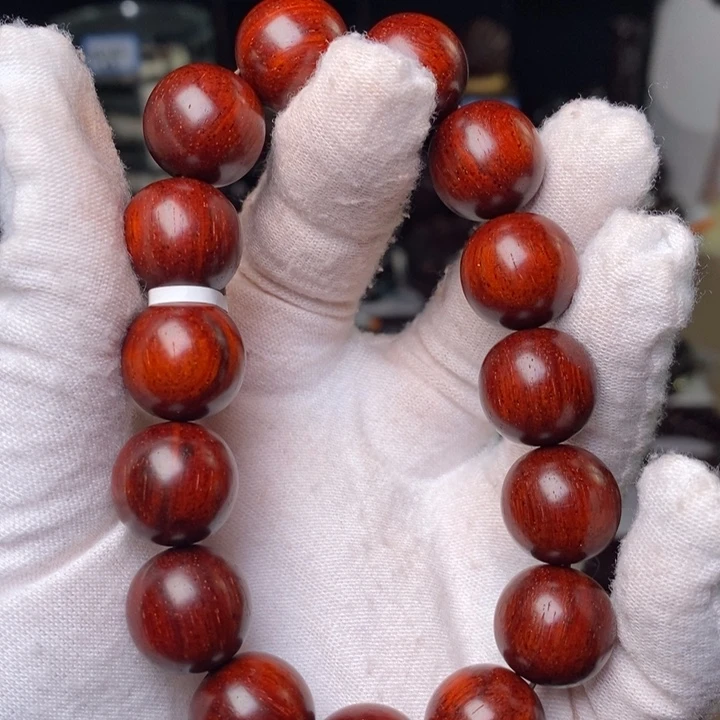 小叶紫檀手串/手链原汁原味1.5cm 泥料特价款