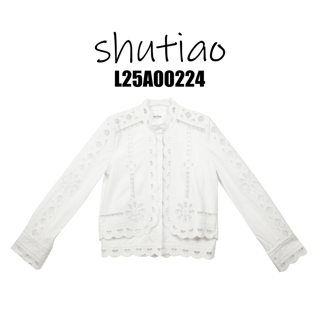 【SHUTIAO】2025夏季：新款小众设计款衬衫L25A00224