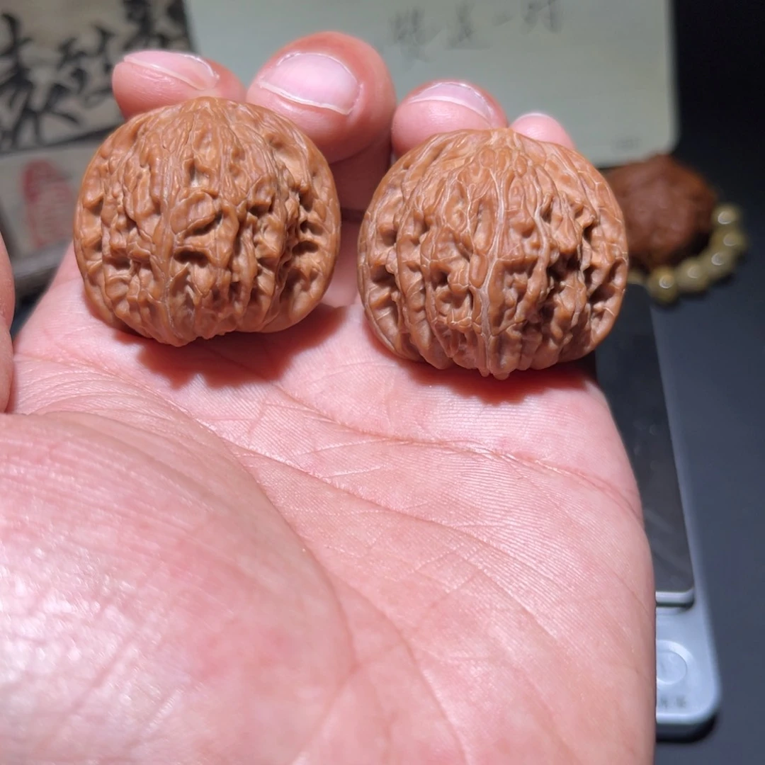 文玩核桃把件37山地磨