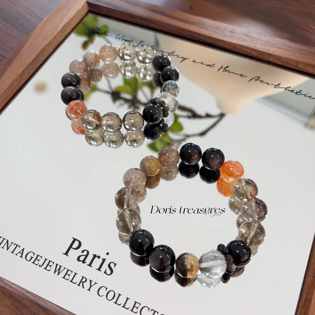 【失踪旅客107】H天然水晶手串 多样性发一 颜色微差