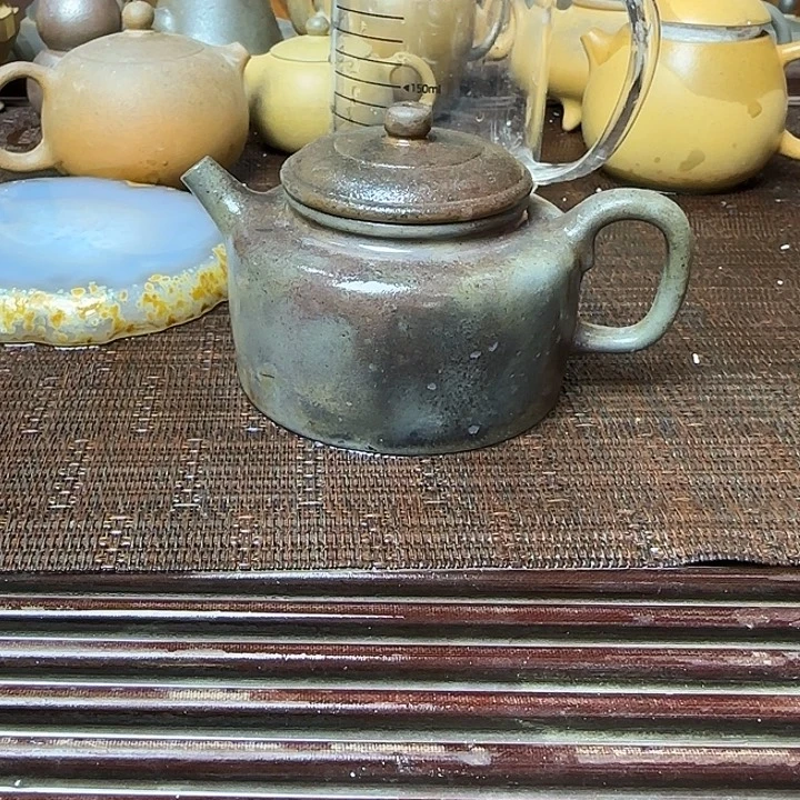 ****z茶壶紫砂坭兴陶龙窑柴烧大寺