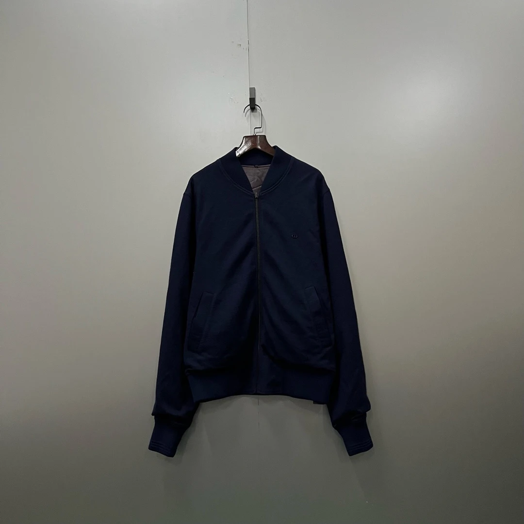 95新 DIOR/迪奥 （ll） 迪奥 藏青色小logo双面穿夹克 M码