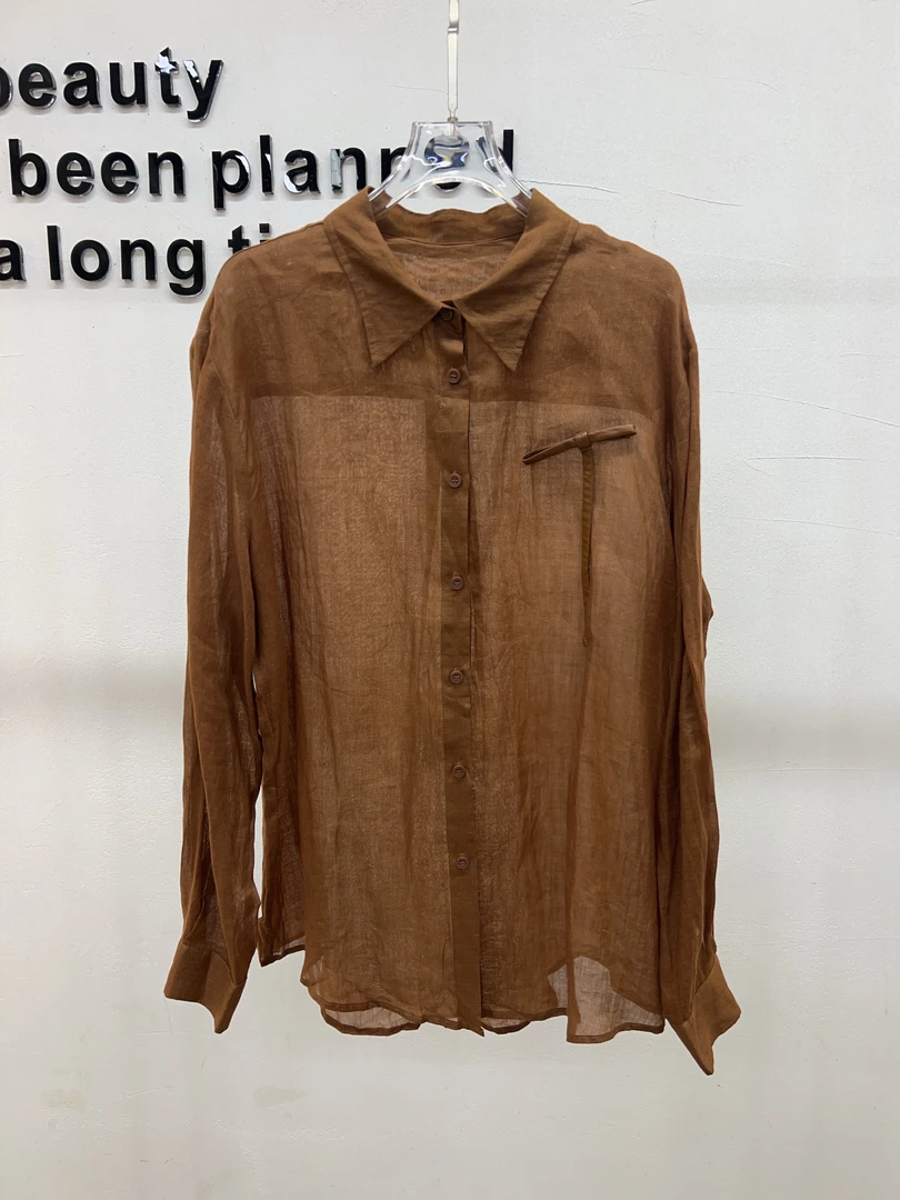 【JINJIN】2025春夏:深圳小众设计款衬衫NO退NO换（5339）