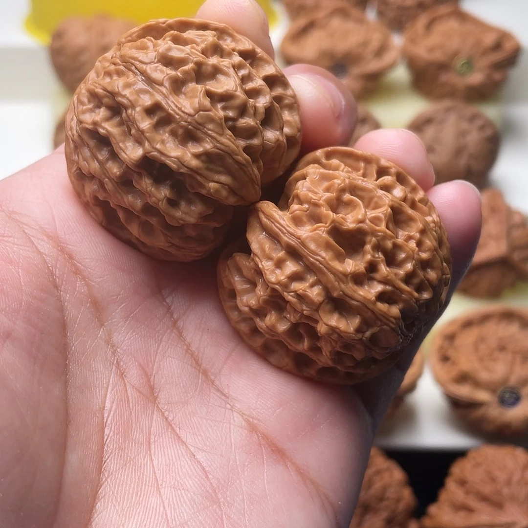 文玩核桃把件苹果38