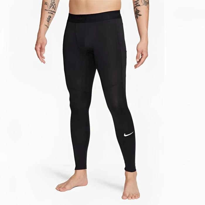NIKE/耐克男子健身裤长裤速干跑步训练裤紧身运动裤FB7953-010
