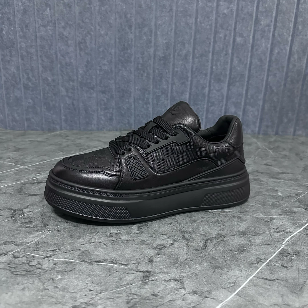 S70黑-头层牛皮男士时尚休闲百搭男鞋