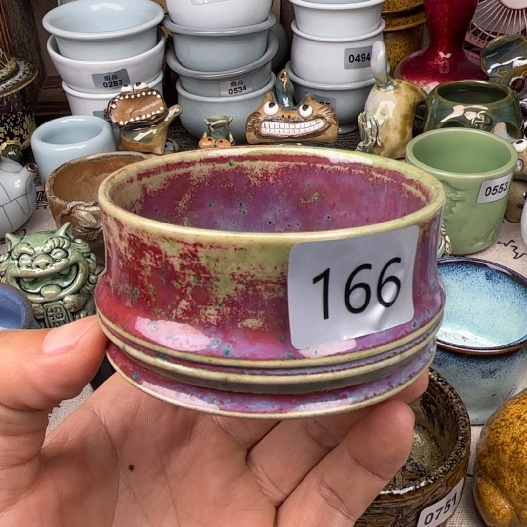 钧瓷杯子窑口自播原矿钧瓷