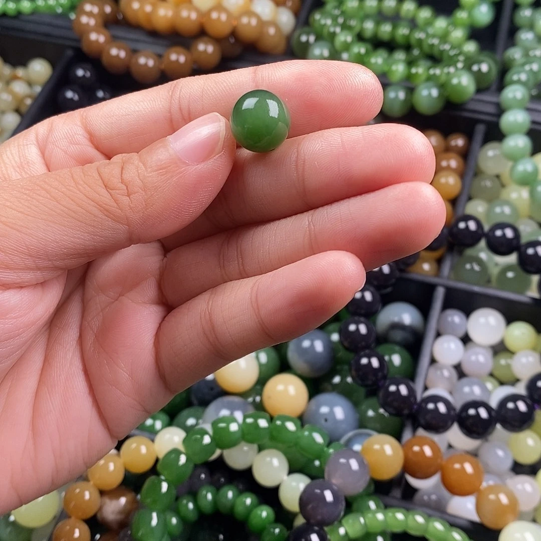 和田玉（碧玉）未镶嵌珠宝半成品