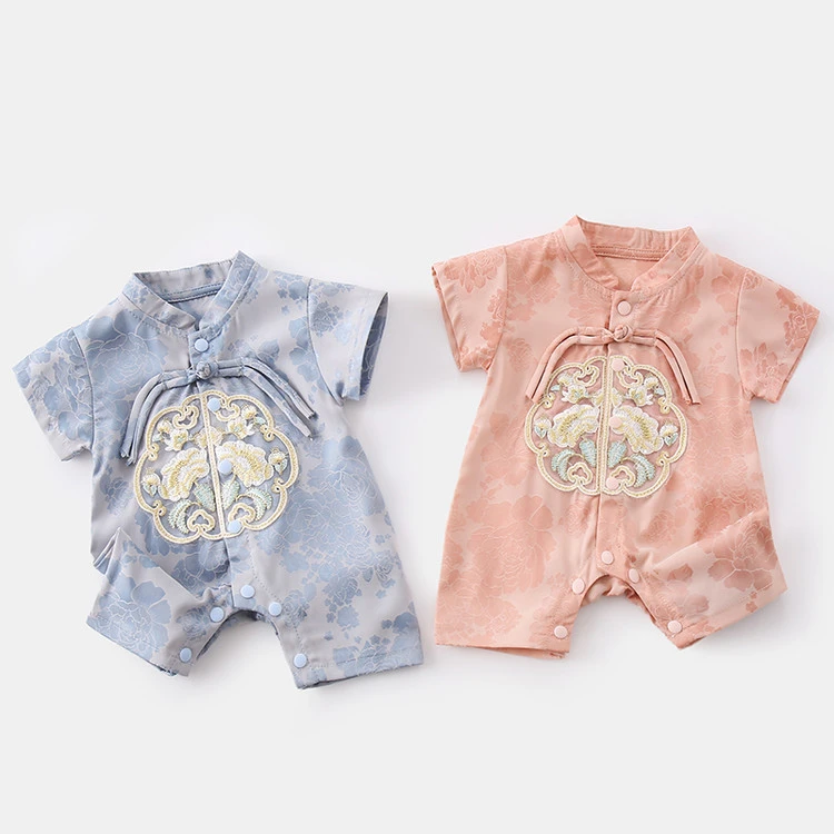 连身衣/爬服/哈衣中国风夏季通用婴幼童