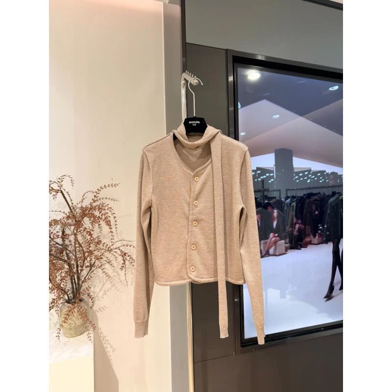 ZZ时尚百搭长袖女装毛衣圆领毛针织衫X1020