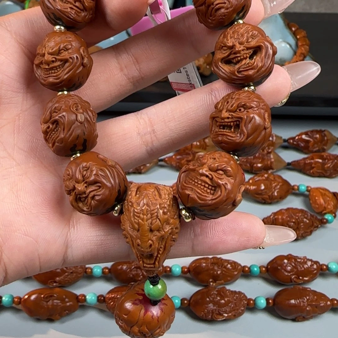 手串/手链橄榄核18油核双面恶僧