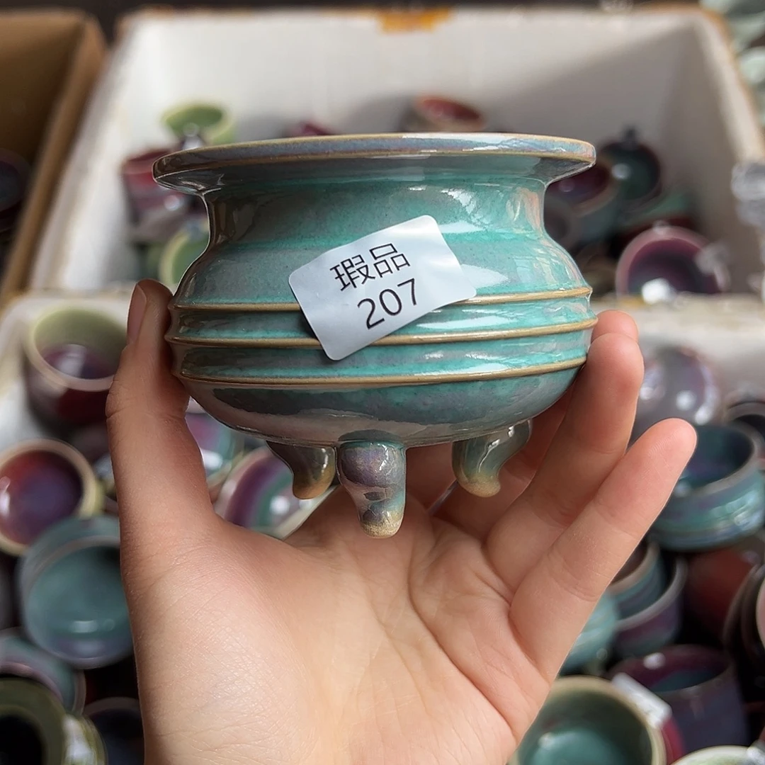 摆件陶窑口自销原矿钧瓷