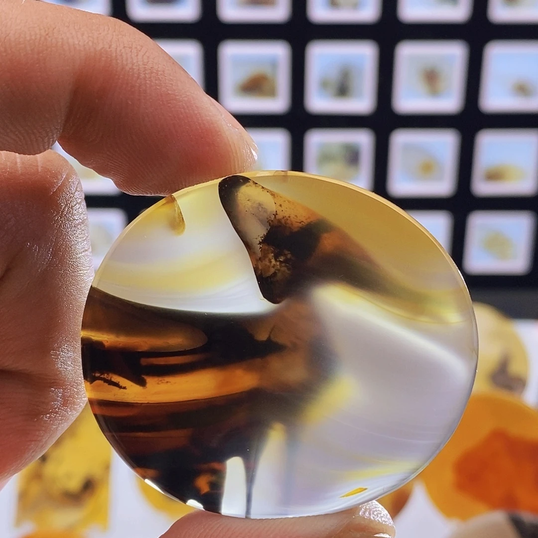 玛瑙/玉髓未镶嵌吊坠(不含链)