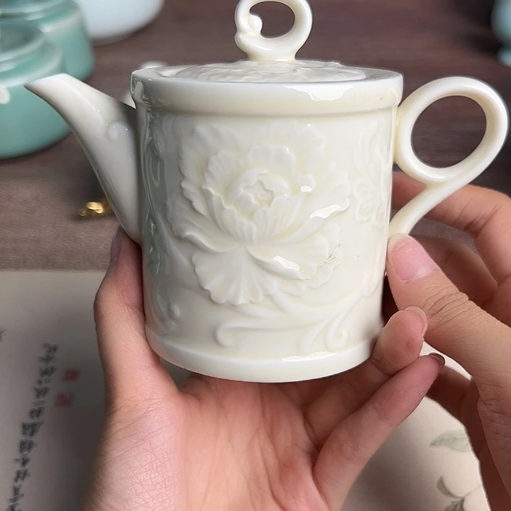 龙泉云间青瓷小米茶器