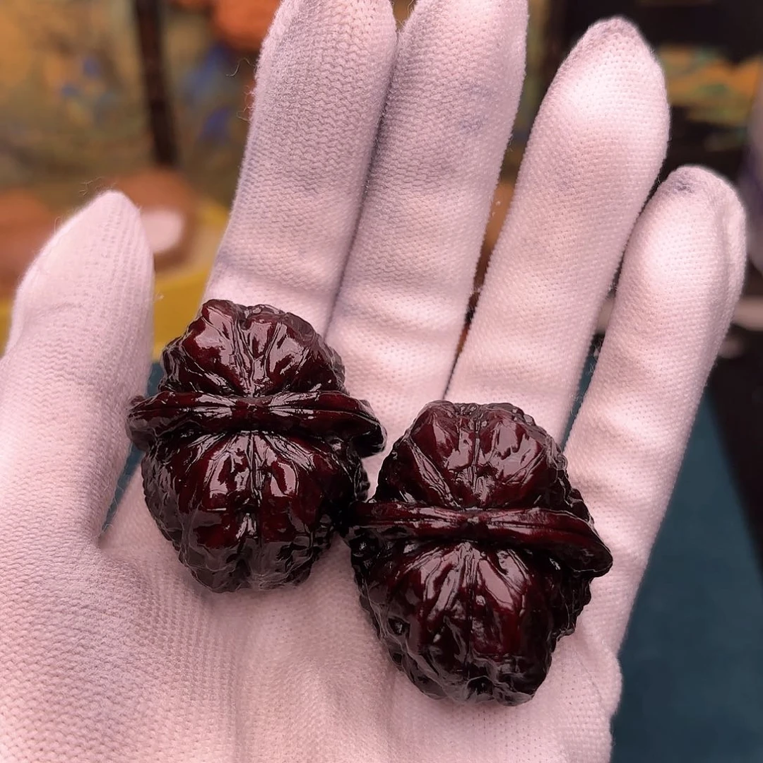 文玩核桃把件三角哇