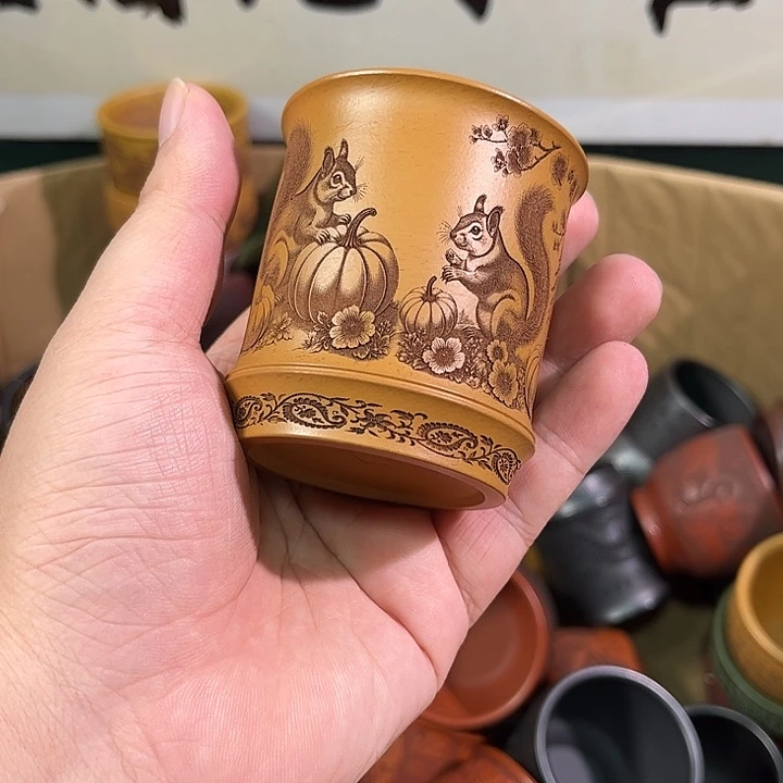 茶杯紫砂全手工紫砂主人杯