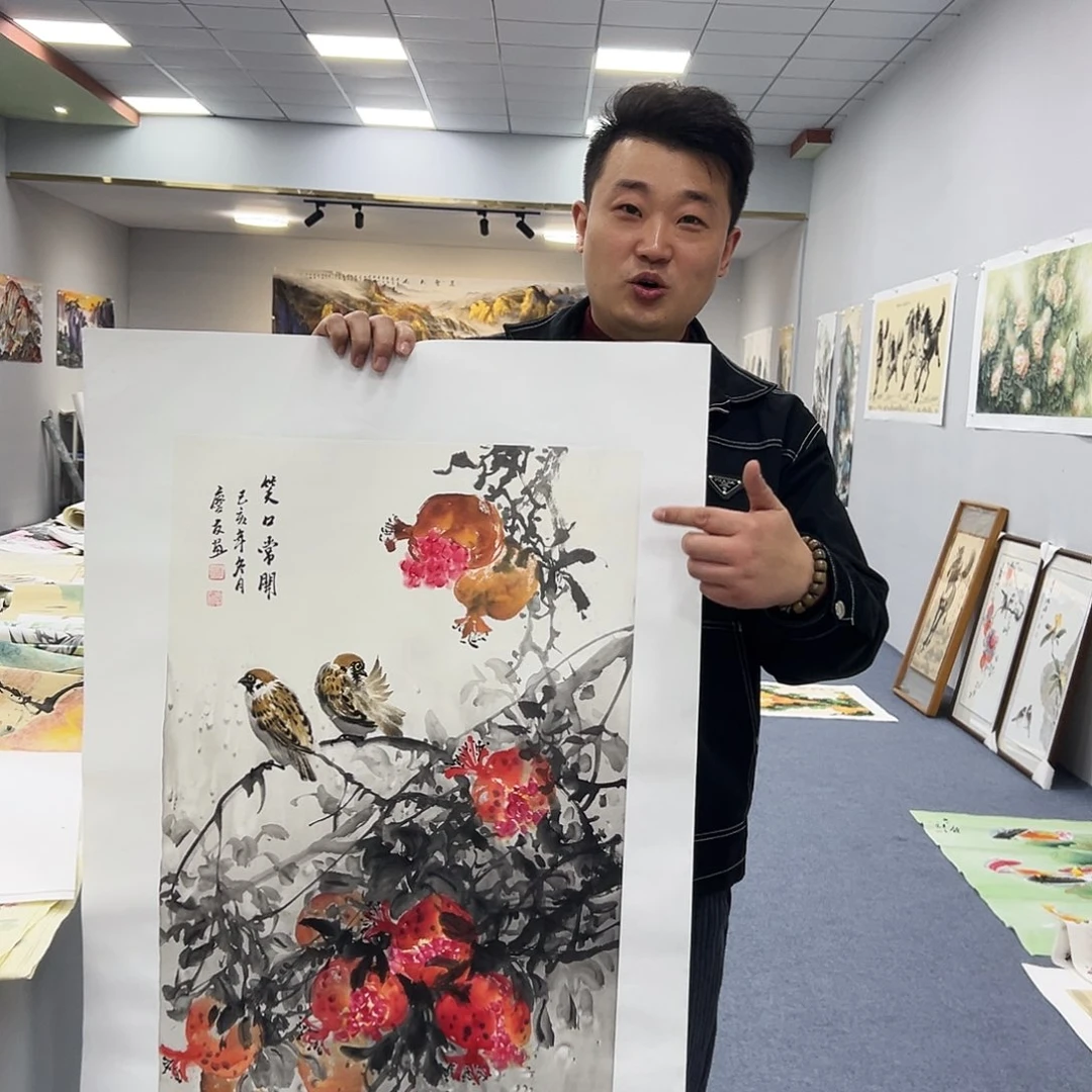 国画国画宣纸纯手绘作品