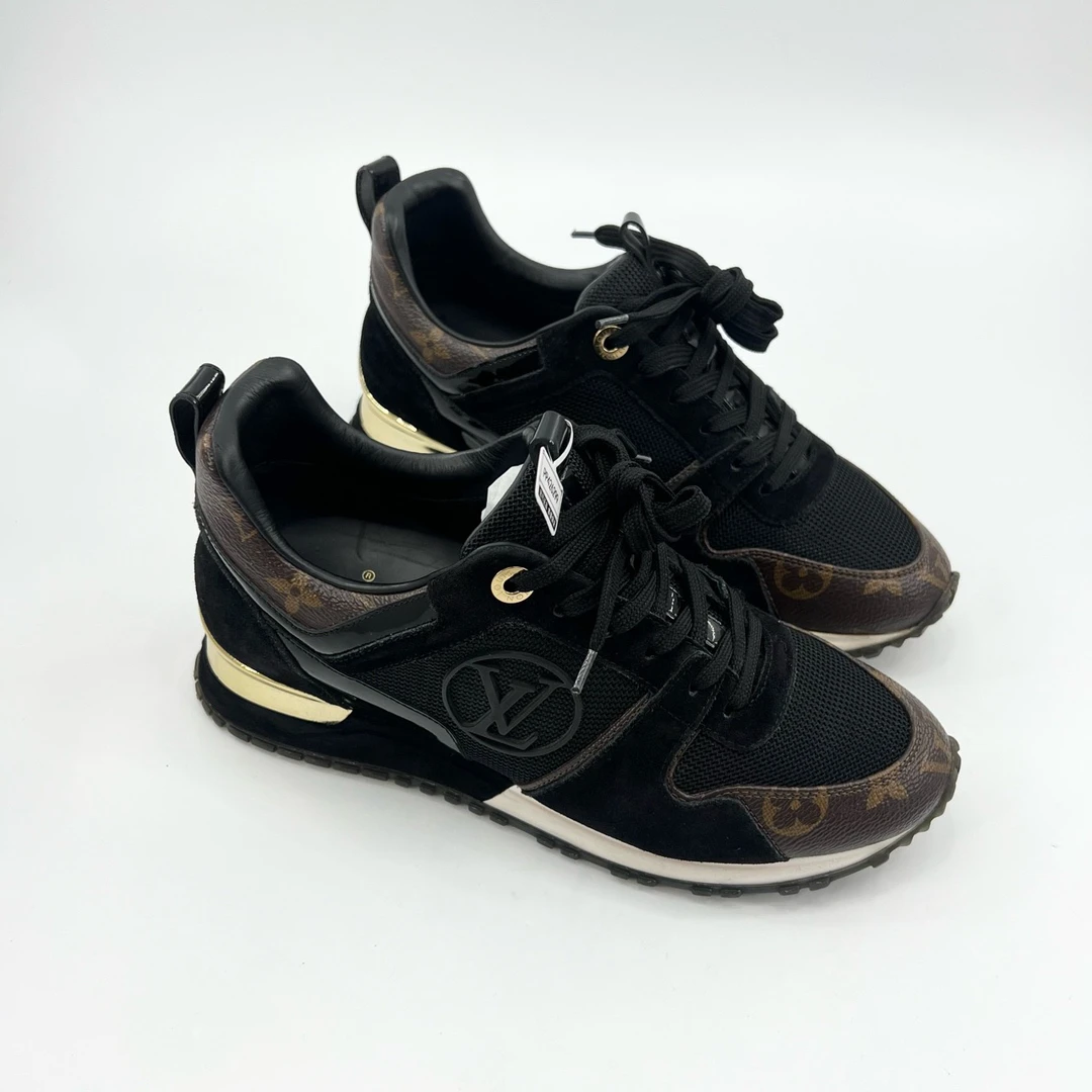 95新 LouisVuitton/路易威登 37码/黑金runaway老爹鞋/pp426299
