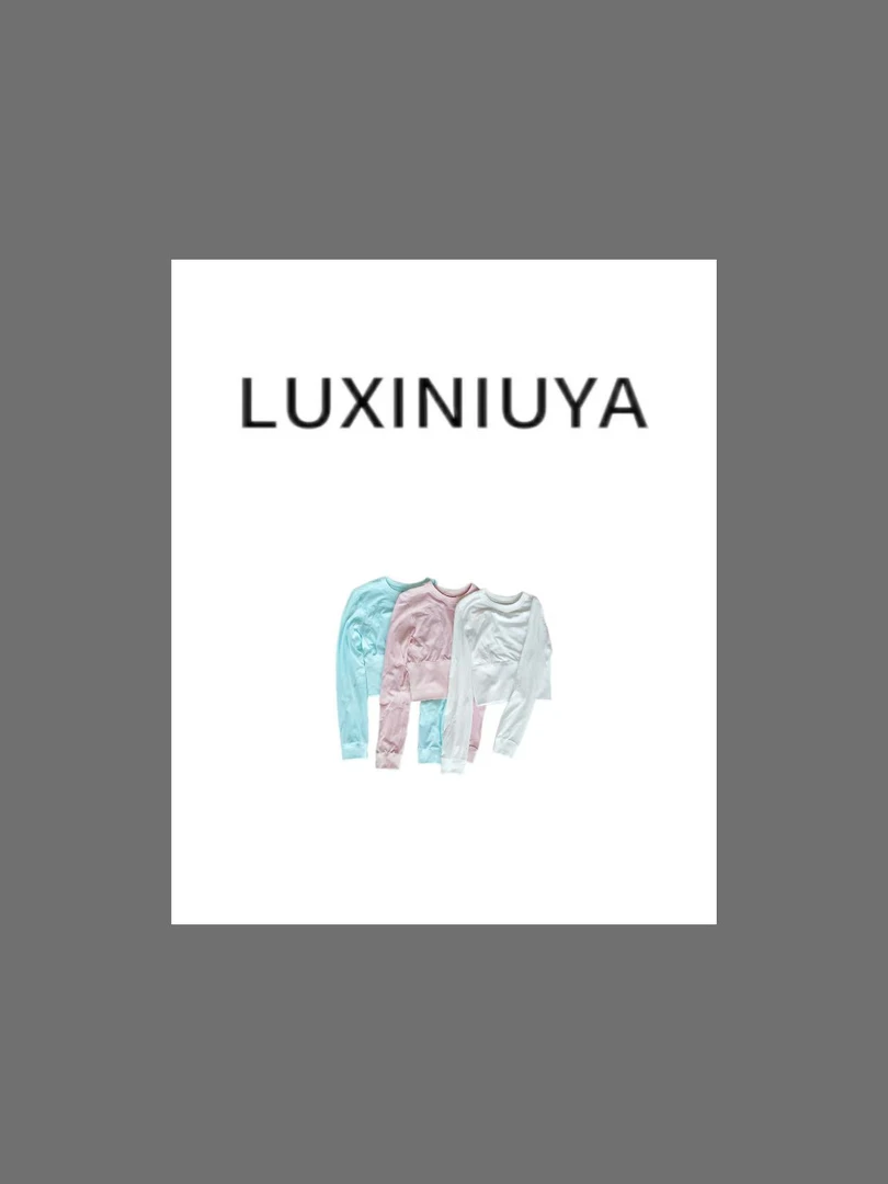 【LUXINIUYA】25春夏新款结构式长袖打底衫百搭显瘦T恤#CX2566