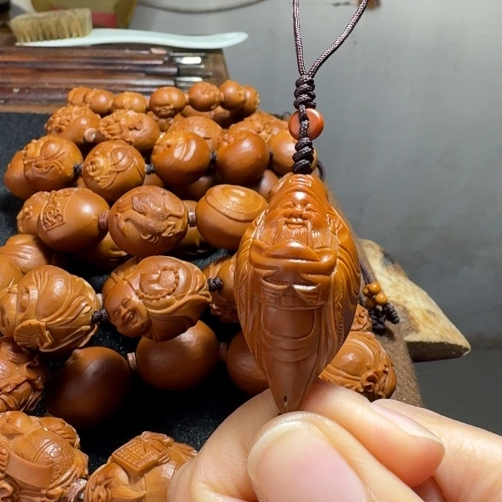 橄榄核手串/手链单颗财神