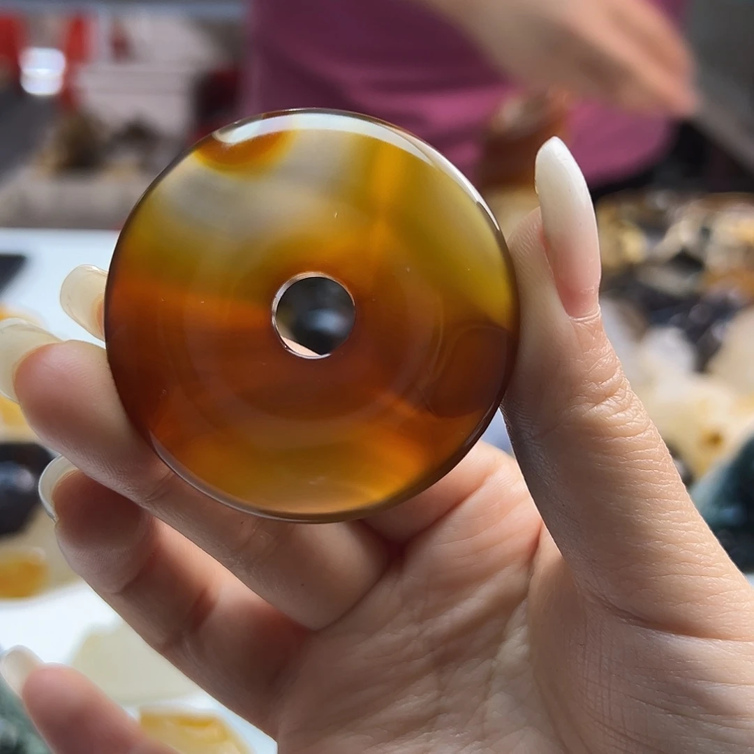 玛瑙/玉髓未镶嵌吊坠(不含链)