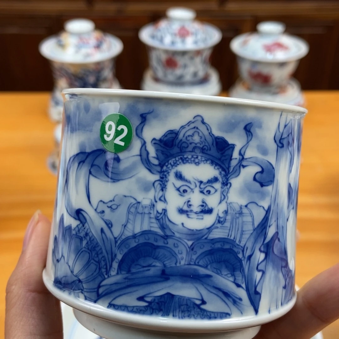 手绘现代茶具非古董