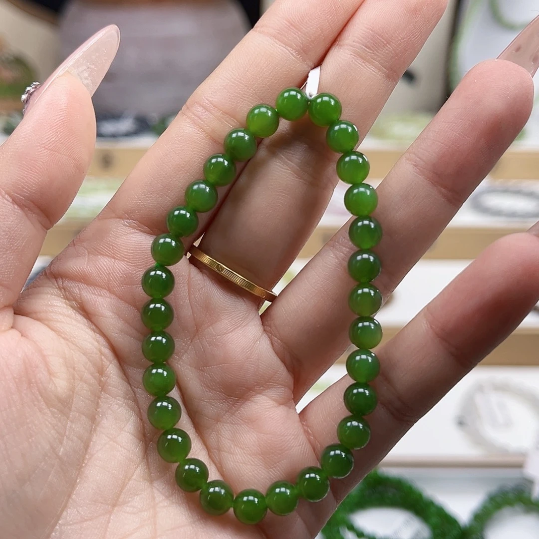 ****y和田玉未镶嵌手串