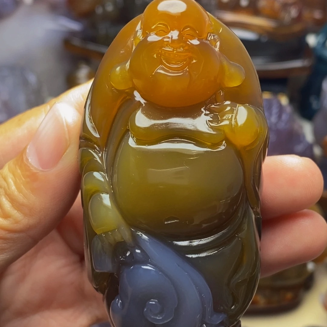 玛瑙/玉髓未镶嵌把件