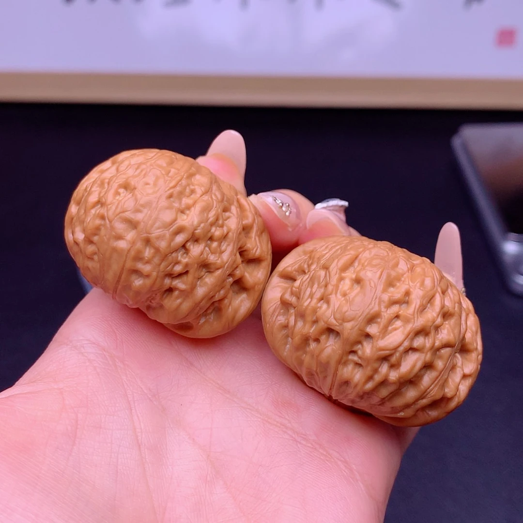 【闪购商品】文玩核桃把件铁锤42微修