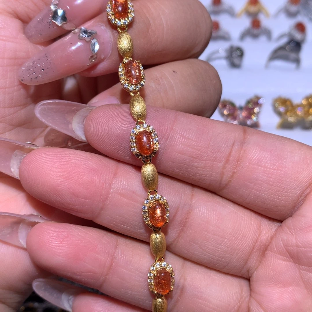 【闪购商品】水晶戒指银S925镶嵌双***鲜吊坠