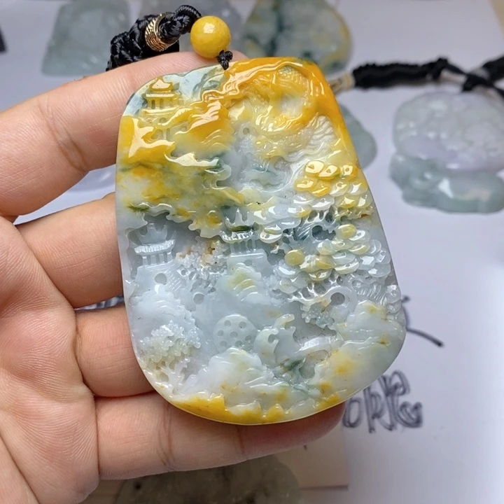 颈饰未镶嵌翡翠翡翠