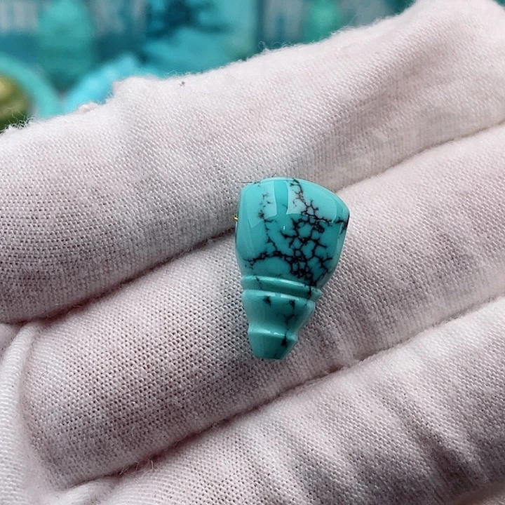 未镶嵌绿松石11m m