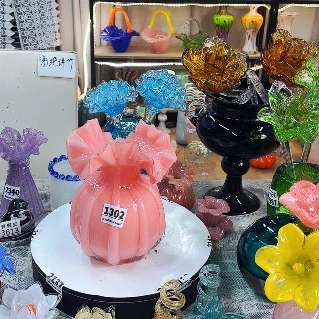 1302福袋瓶 家悦琉璃工艺品