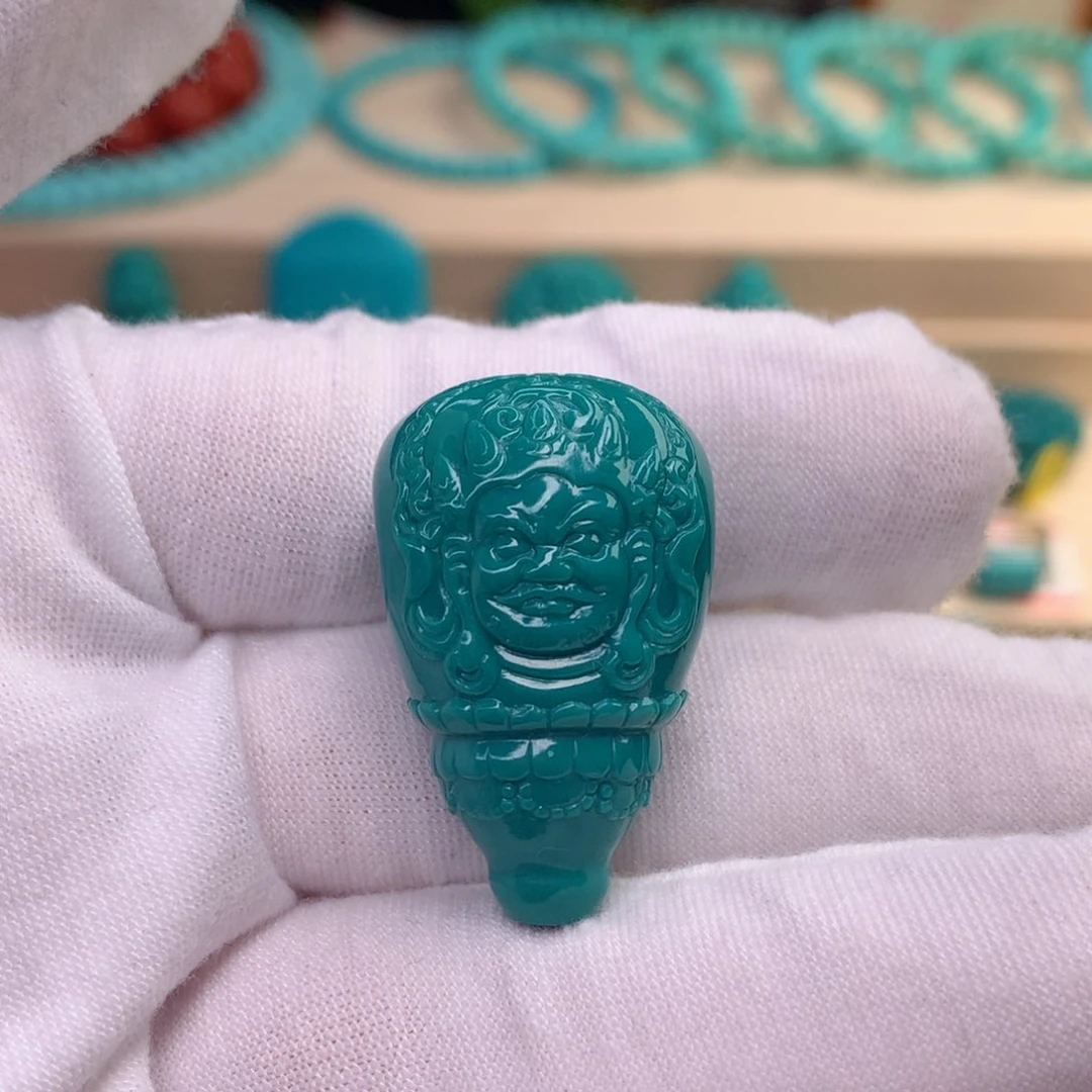 绿松石三通未镶嵌