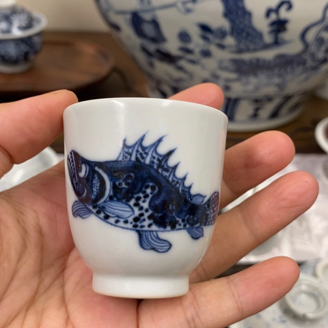 景德镇手工手绘陶瓷 50cc