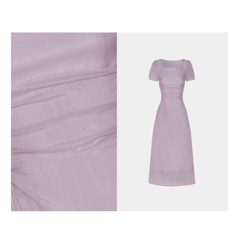 清风鸢尾新款上新时尚气质显瘦夏季温柔设计师连衣裙2548