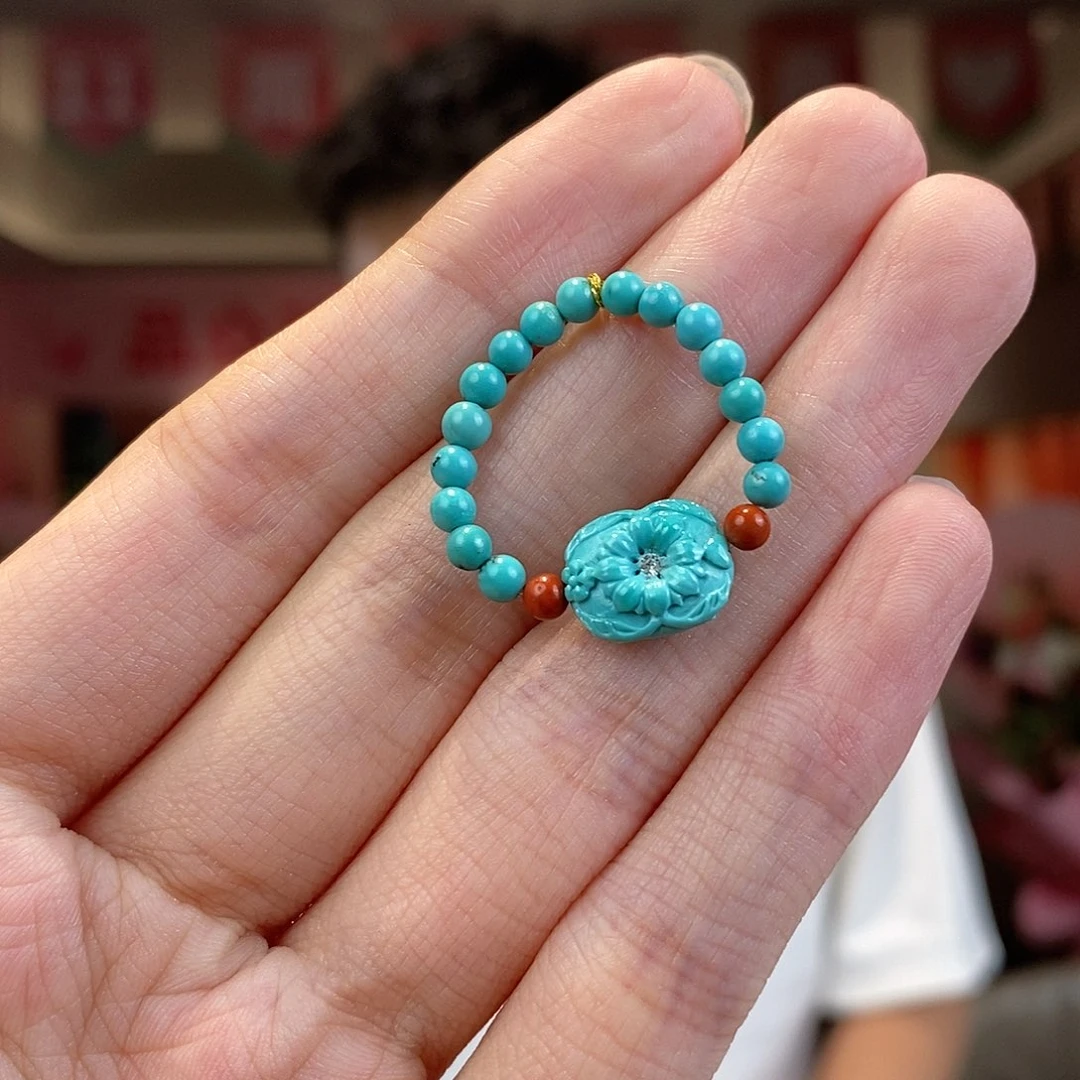 未镶嵌绿松石珠宝奇石