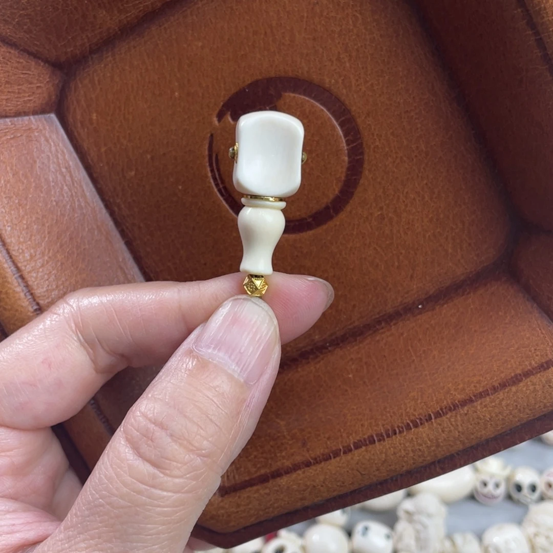 猛犸象牙手串/手链/手镯10方糖三通