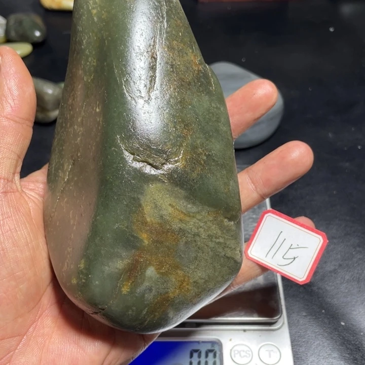 和田玉未镶嵌颈饰115