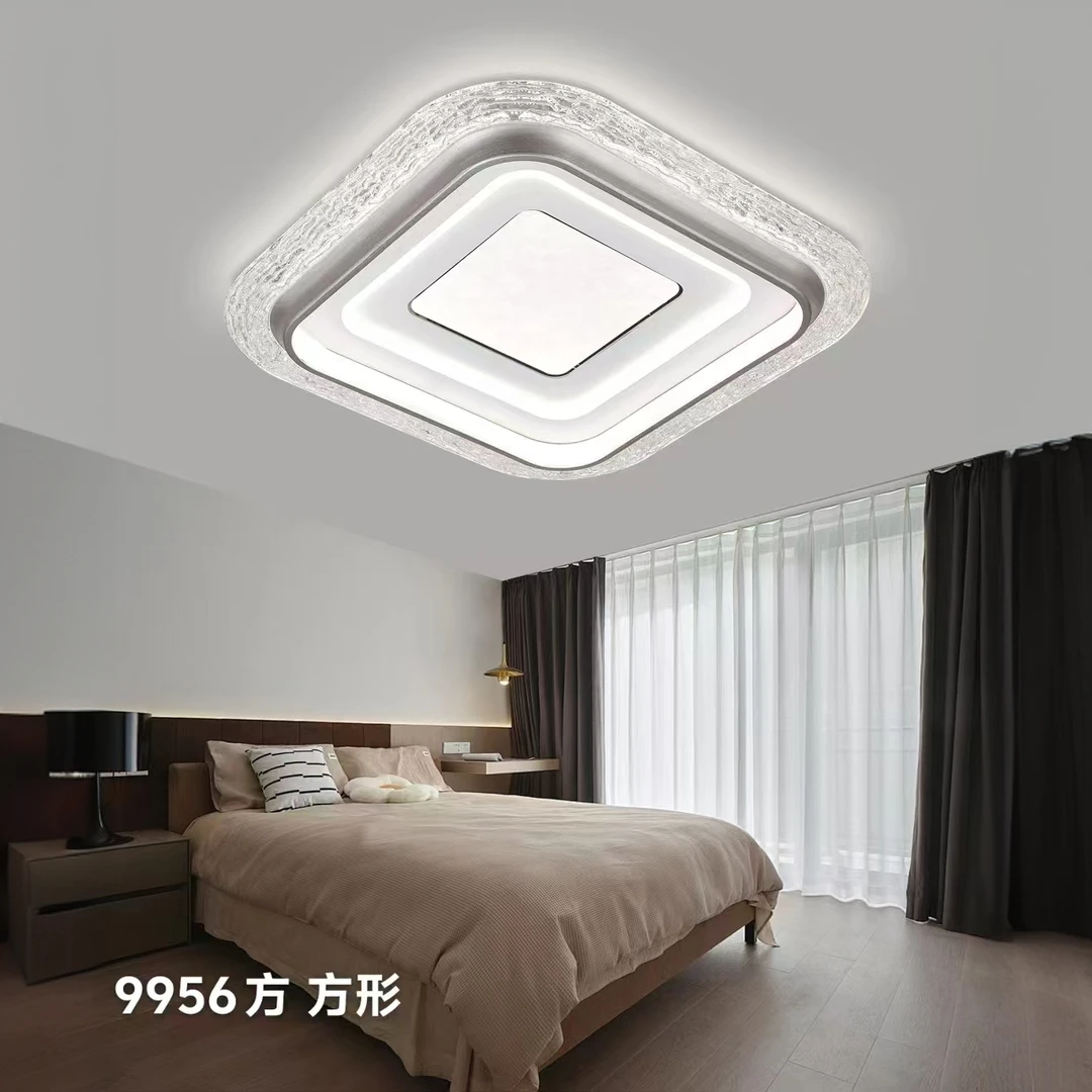 新款现代简约轻奢超薄餐厅吸顶大气房间灯吸顶灯家用主卧灯饰卧室