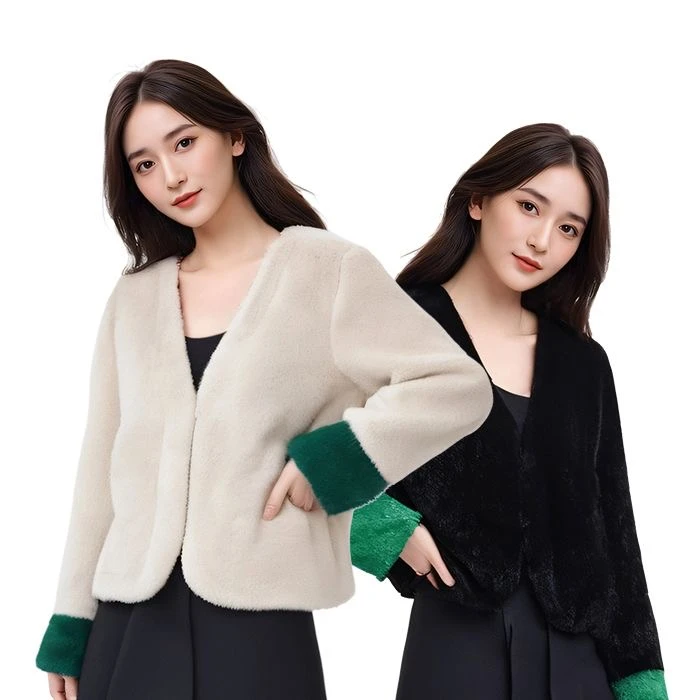 2024年新款海宁设计师款貂绒外套优雅气质简约貂女士外套-804