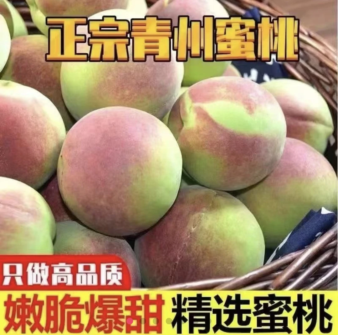 【正宗青州蜜桃】脆甜蜜桃 新鲜应季水果孕妇适用农家自种1