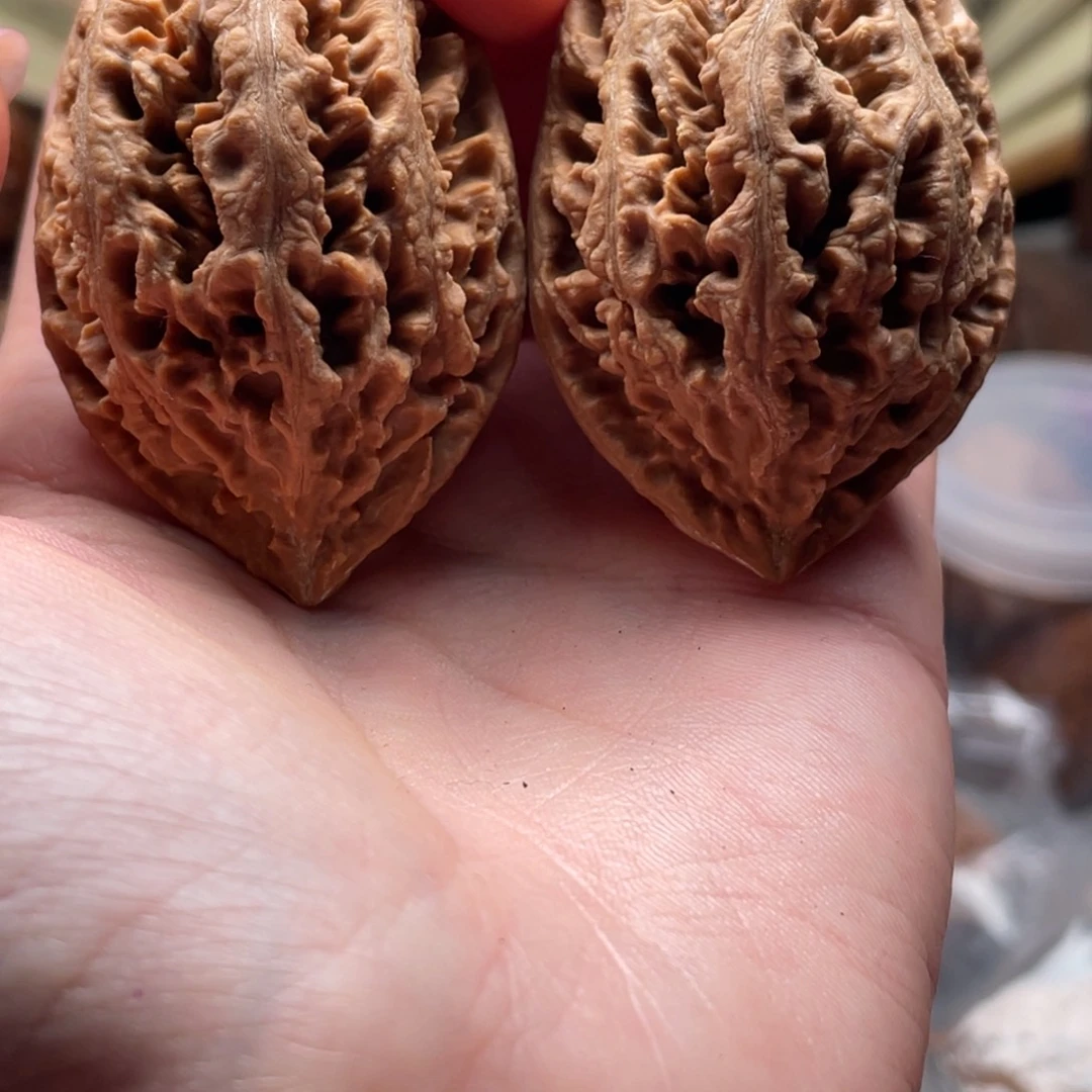 文玩核桃把件楸刀鱼62