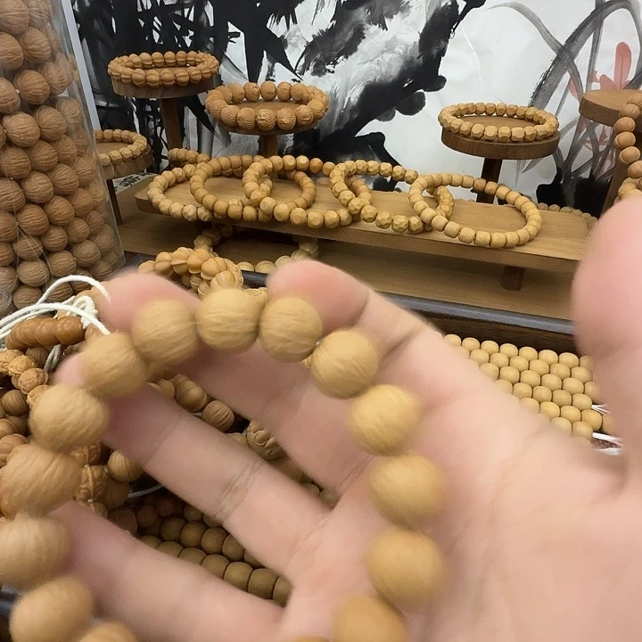 猴头核桃吊坠原色原生态猴头手串