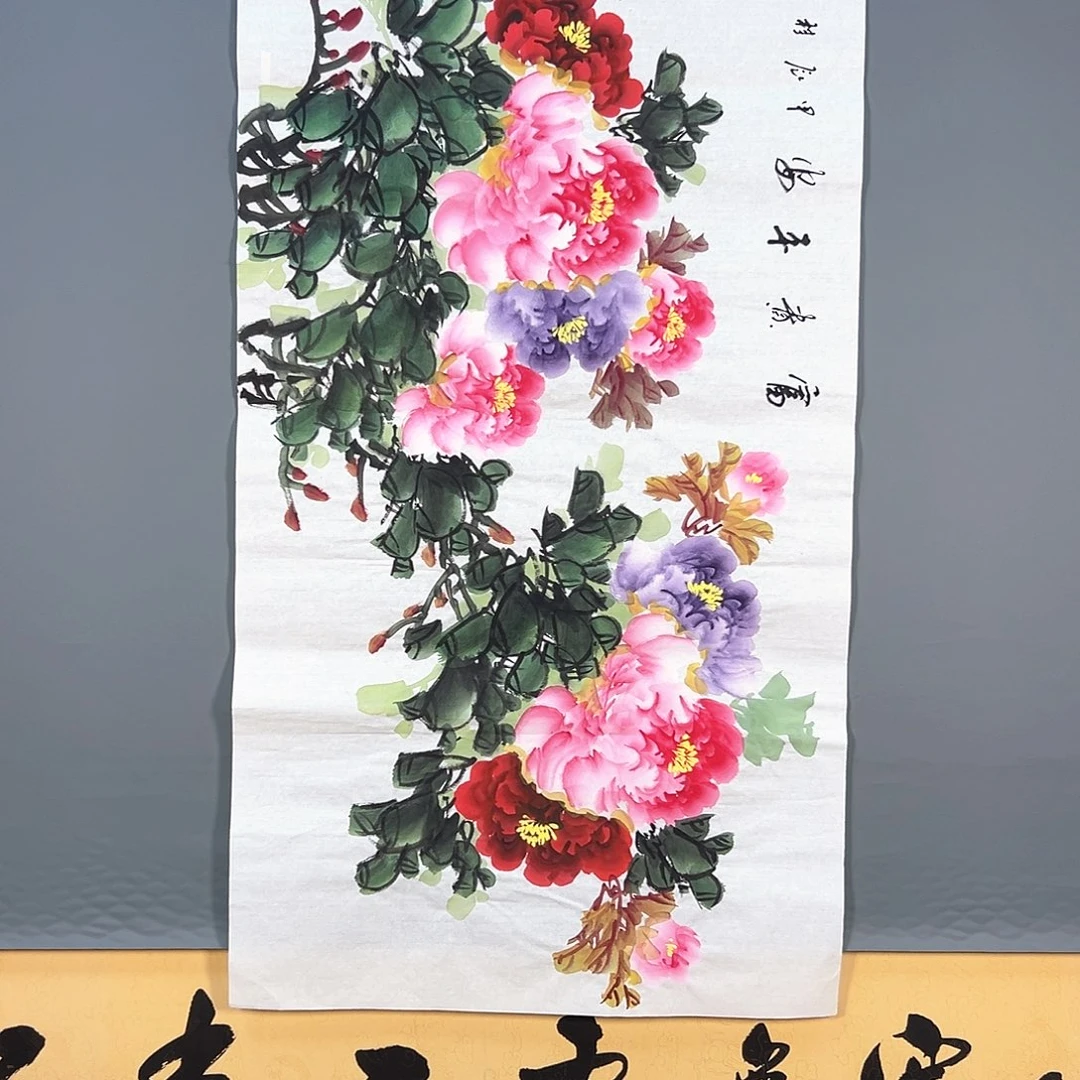 国画182 花鸟和花的颜色一样漂亮