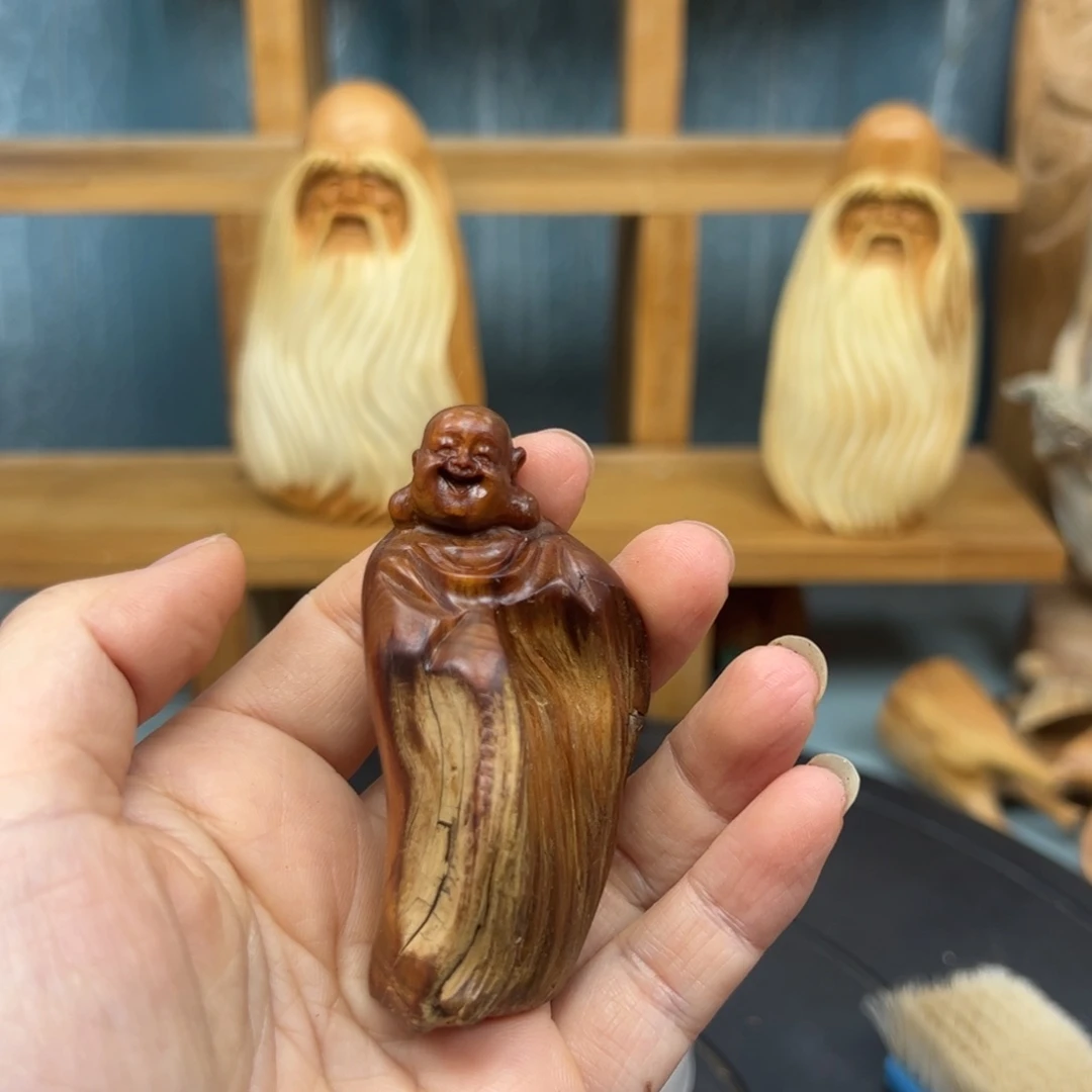 木与**舞崖柏木摆件手把件