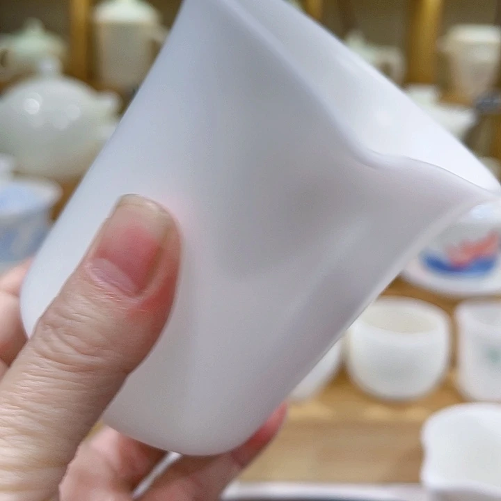 高冰素烧公道杯200纯白