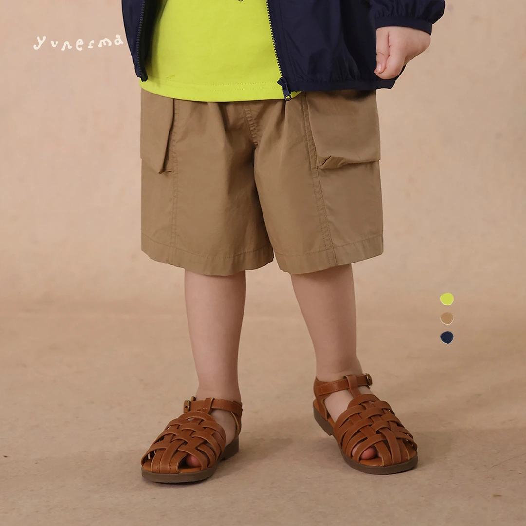 允儿妈男童2025新款日系百搭工装风短裤宝宝儿童夏季洋气纯棉裤子